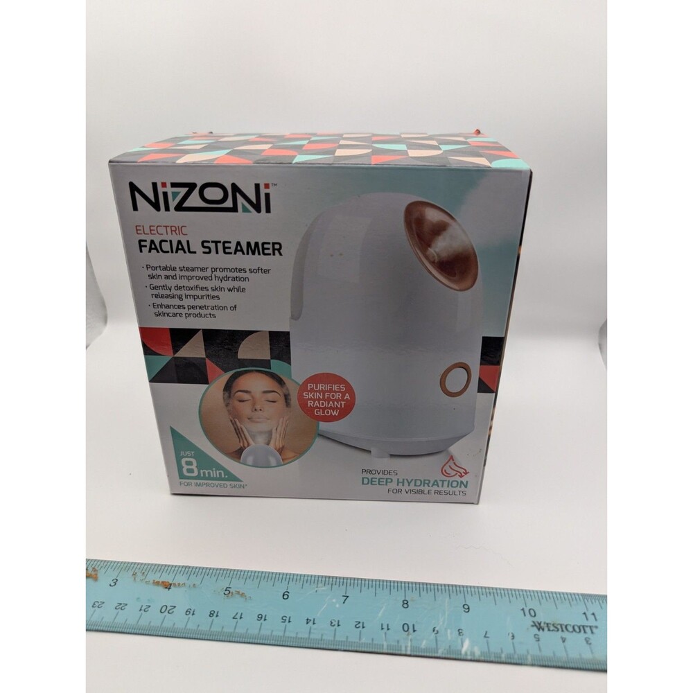 Nizoni Portable Skin Detoxifying Facial Steamer Deep Hydration Electric